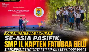 Luar Biasa! Sekolah di Perbatasan Belu Juara 1 AIA Healthiest Schools 2026 di Bangkok