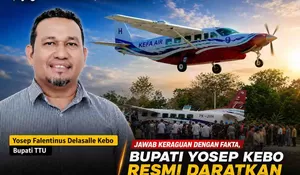 Jawab Keraguan dengan Fakta, Bupati Yosep Kebo Resmi Daratkan Kefa Air di TTU