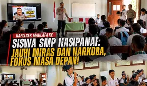 Cegah Kenakalan Remaja, Kapolsek Maulafa Edukasi Puluhan Siswa di Penfui