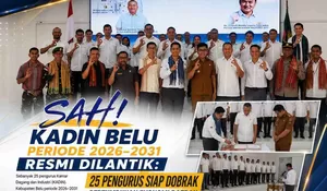 Resmi Dilantik, 25 Pengurus Kadin Belu Periode 2026–2031 Siap Genjot Ekonomi Perbatasan