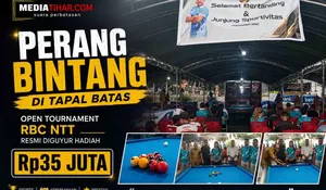 Turnamen Biliar Perdana RBC NTT Resmi Dibuka, Perebutkan Total Hadiah Rp35 Juta