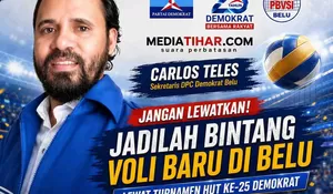 Sambut HUT ke-25, Demokrat Belu Siap Meriahkan Lapangan Umum Atambua Lewat Turnamen Voli