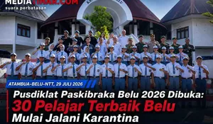 Siap Amankan HUT RI ke-81, :30 Pelajar Terbaik Belu Mulai Jalani Karantina