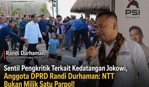 Randi Durhaman Skakmat Pengkritik Jokowi: Jangan Cuma Duduk di Ruang Ber-AC dan Mengklaim Suara Rakyat NTT!