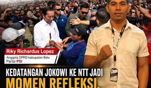 Selamat Datang Kembali di NTT! Riky Lopez: Jokowi adalah Bapak Pembangunan yang Mengubah Wajah Perbatasan