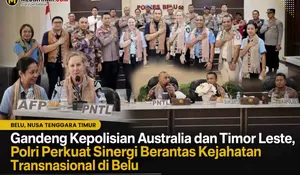 Tiga Negara Bertemu di Belu, Polri–AFP–PNTL Sepakat Bikin Ruang Gerak Sindikat Lintas Negara Makin Sempit