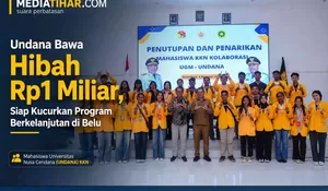 Gelar KKN Kolaborasi bareng UGM, Undana Komit Terus Dampingi Desa di Belu