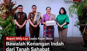 Momen Haru Pelepasan Kajari Belu, Bupati Willy Lay: Bawalah Pesan Persahabatan dari Tanah Rai Belu