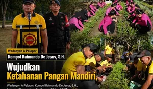 Inovasi P2L Brimob NTT: Sulap Lahan Kosong Jadi Area Pertanian Mandiri