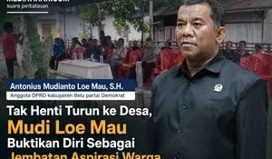 Turun ke Desa Kabuna, Legislator Demokrat Mudi Loe Mau Komit Jadi 'Penyambung Lidah' Rakyat