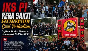 Semarak Karnaval HUT ke-81 RI di Belu: IKS PI Kera Sakti Curi Perhatian Warga dan Pejabat