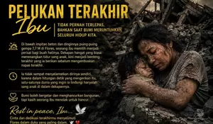 Kasih Ibu Tak Runtuh Diterjang Gempa: Tewas Memeluk Buah Hati di Bawah Puing Manggarai Timur