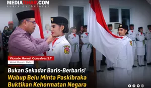 Momen Khidmat Pengukuhan Paskibraka Belu: Dari Ikrar Setia hingga Cium Merah Putih