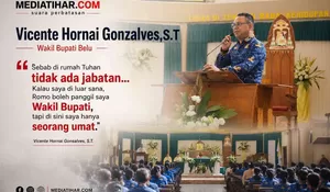 Lepas Jabatan di Rumah Tuhan, Wabup Belu Sentil ASN: Negara Sudah Kasih Kesejahteraan, Mana Kerja Nyata?