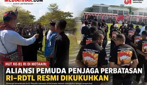 Momentum HUT ke-81 RI, Pemuda Penjaga Perbatasan RI–RDTL Resmi Dilantik di PLBN Motaain