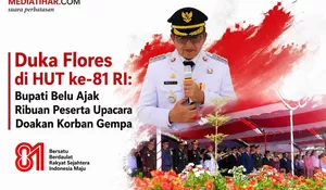 Peringatan HUT ke-81 RI di Belu: Dari Garis Perbatasan, Doa Mengalir untuk Korban Gempa Flores