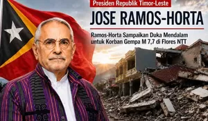 Duka Ramos-Horta untuk Korban Gempa M 7,7 Flores: "Kami Bersama Rakyat Indonesia"