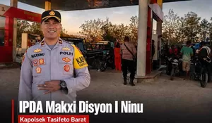 Urai Antrean Panjang BBM, Polsek Tasbar Terjunkan Personel di SPBU Halilulik