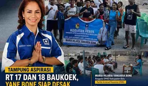 Reses di Baukoek, Srikandi PAN Belu Yane Bone Siap Kawal Usulan Jalan, penerangan hingga Bronjong
