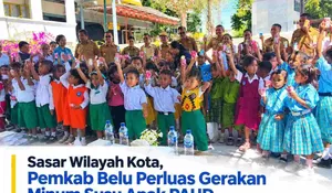 Gizi Anak Jadi Prioritas, Program Susu Gratis PAUD Sasar Tiga Kecamatan di Atambua
