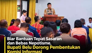 Era Digital, Bupati Belu Gagaskan Pembentukan Komisi Informasi Daerah