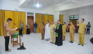 Lantik 9 Pj Kades, Bupati Belu: Ingat, Dana Desa Itu Uang Rakyat!