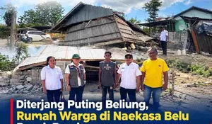 Diterjang Puting Beliung, Rumah Warga di Naekasa Belu Rusak Parah