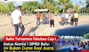 Resmi Dibuka! 30 Klub Bersaing di Fatubaa Cup I Belu