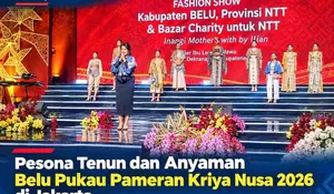 Pesona Tenun dan Anyaman Belu Pukau Pameran Kriya Nusa 2026 di Jakarta