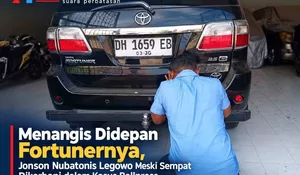 Sambil Tersungkur dan Menangis Haru, Jonson Nubatonis Kasus Ballpress Sujud Syukuri Mobilnya Dikembalikan