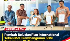 Siasati Keterbatasan APBD, Pemkab Belu Gaet Plan International Membangun Perbatasan
