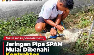 ​Debit Air Menurun Dampak Kemarau, Kontraktor Benahi Pipa SPAM: Ini Penjelasan PDAM