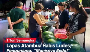 Lulus Uji Pasar: 1 Ton Semangka Panen Lapas Atambua Diborong di Pameran Pangan NTT
