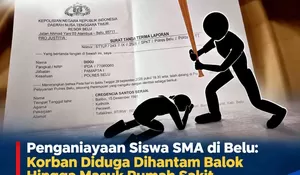 Siswa SMAN 4 Atambua diduga Dianiaya Pakai Balok Kayu Hingga Opname, Keluarga Desak Polisi Tangkap Pelaku