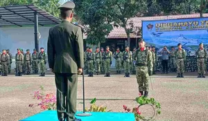 Peringati HUT Ke-81 TNI di Belu, Danramil Kota Serukan Semangat "PRIMA"