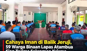 59 Warga Binaan Lapas Atambua Ikuti Gladi Rohani Jelang Penerimaan Sakramen Krisma