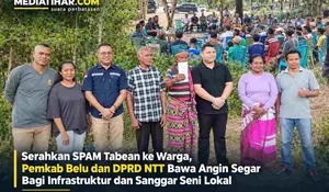 Pemkab Belu Serahkan Pengelolaan SPAM Tabean ke Warga, Wabup: Titip Jaga Sumber Mata Air!
