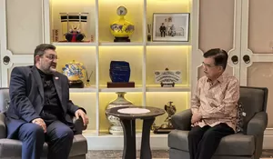 Jusuf Kalla Terima Dubes Iran, Bahas Situasi Terkini dan Peluang Mediasi Indonesia