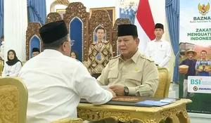 Presiden hingga  KMP Berzakat Melalui Baznas di Istana, Terkumpul Rp3,8 Milyar 