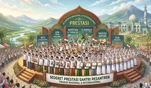 Bangga! Sederet Prestasi Santri Pesantren di Tingkat Nasional dan Internasional