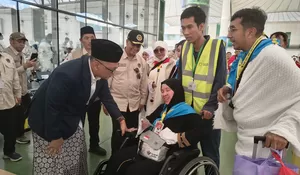 Rombongan KH Ahmad Dahlan Tiba di Jeddah, Menhaj Minta Jemaah Jaga Kesehatan Jelang Wukuf