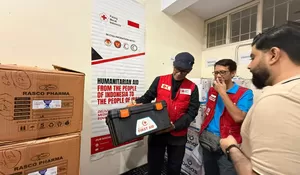 PMI Kirim Bantuan Obat-obatan dan Alat Kesehatan Darurat  untuk Iran