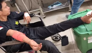 Ngobrol Santai Berujung Maut, Pemuda di Kranji Bekasi Dibacok OTK Pakai Samurai hingga Alami Luka Serius