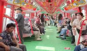 Sambut Piala Dunia 2026, Interior dan Eksterior KRL Commuter Line Ini Disulap ala Lapangan Sepak Bola