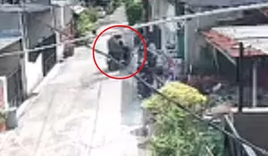 Nekat Beraksi Siang Hari, Maling Motor di Kayuringin Bekasi Kepergok Warga, Pelaku Auto Kabur 