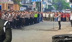 500 Petugas Gabungan Kawal Eksekusi Lahan di Medan Satria, Delapan Orang Diamankan