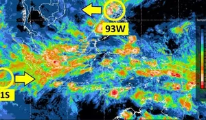 Bibit Siklon 93W dan 91S Muncul, BMKG Minta Sejumlah Wilayah Waspada Hujan Lebat