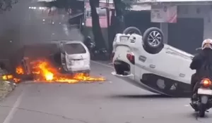 DPP GRIB Jaya Tak Akui Pelaku Pembakaran Mobil Polisi di Depok Sebagai Anggotanya: Tak Terdaftar