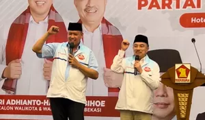Hadiri Rakercabsus Gerindra, Pasangan RIDHO Komitmen Jadikan Bekasi sebagai Kota Kelas Dunia