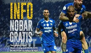 Bingung Nobar Dimana? Ini 10 Spot Nonton Bareng Persita vs Persib di Bandung Raya, Gratis Tinggal Jajan